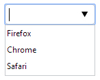 Список возможных значений в Chrome